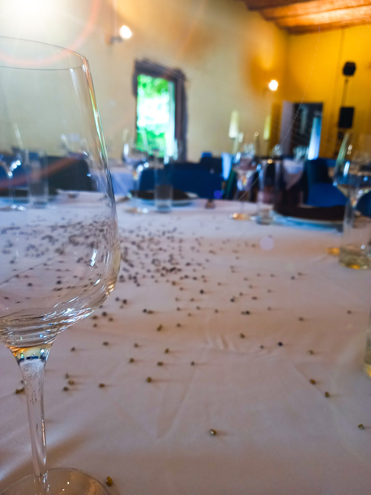 Décoration de table de la Petite Salle
