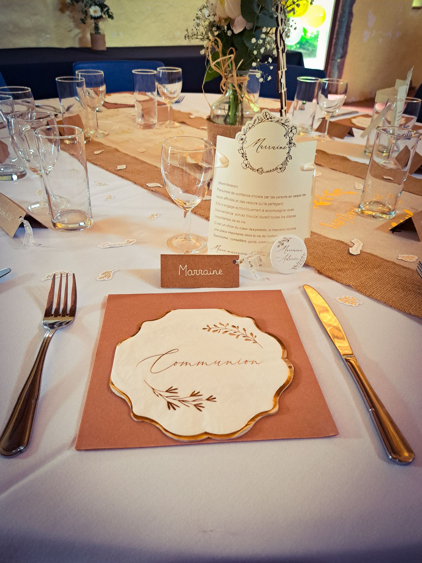 Exemple de décoration de table